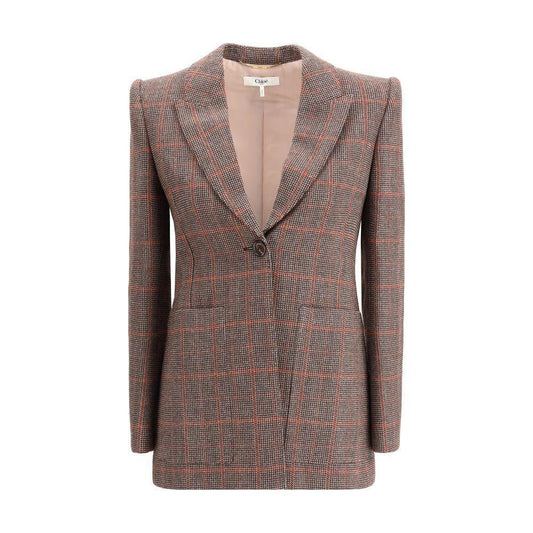 Chloé Wool plaid Blazer CH-CH25AVE5309793C-IT38 | S