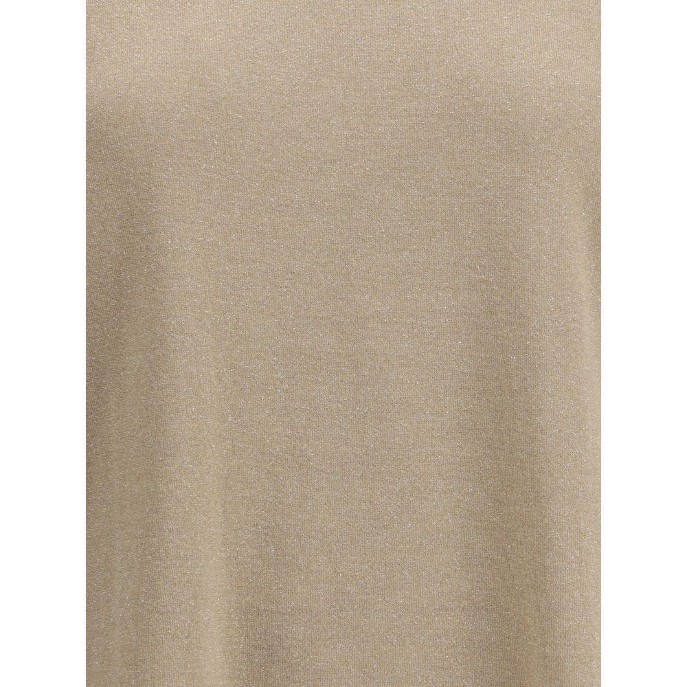 Brunello Cucinelli cashmere glitter T-shirt BR-M41810000C077-S
