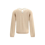 Fabiana Filippi Lace collar Sweater FA-MAD215F048L5900158-IT42 | L