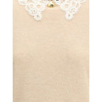 Fabiana Filippi Lace collar Sweater FA-MAD215F048L5900158-IT42 | L