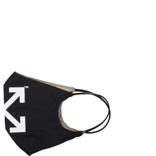 Off-White Black Cotton Facemasks OF8547269214473BT