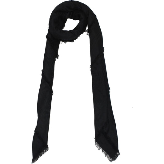 Balmain Black Viscose Foulards BA8547368599817BT