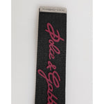 Dolce & Gabbana Black Red Polyester DG Logo Silver Men Keychain Keyring SMY11132