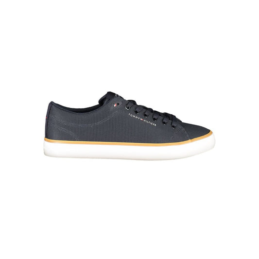 Tommy Hilfiger Blue Polyester Men Sneaker TO-39383-EU40/US7