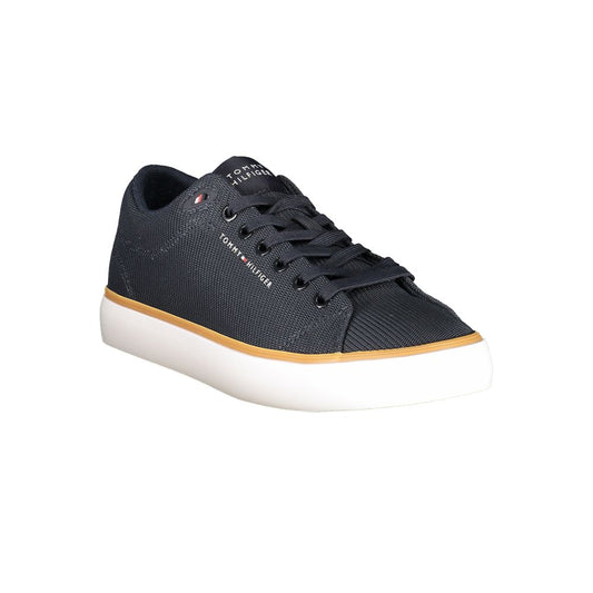 Tommy Hilfiger Blue Polyester Men Sneaker TO-39383-EU40/US7