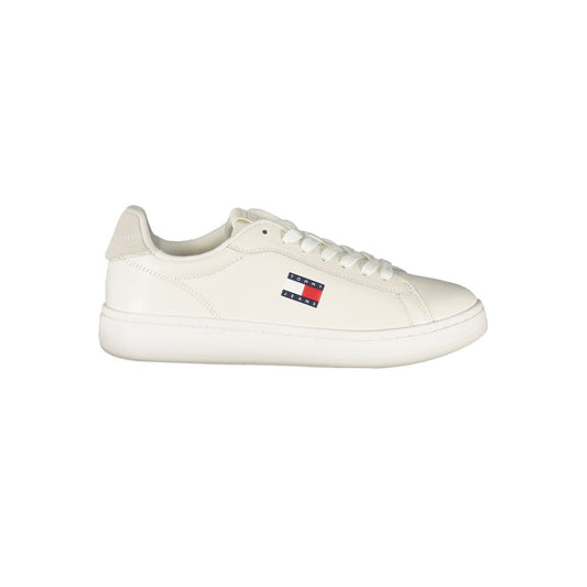 Tommy Hilfiger Bianco Polyurethane Women Sneaker 1728,67403481248,Athletic - Sneakers - Shoes,EU36/US6,EU37/US7,EU38/US8,EU39/US9,EU40/US10,EU41/US11,EU42/US12,New with tags,Shoes,Sneakers - Shoes,Tommy Hilfiger,White,Women