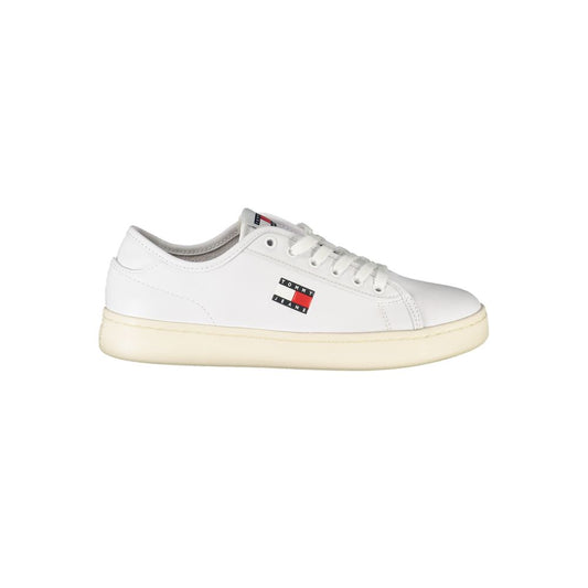 Tommy Hilfiger Bianco Polyurethane Women Sneaker 1728,67403481248,Athletic - Sneakers - Shoes,EU36/US6,EU37/US7,EU38/US8,EU39/US9,EU40/US10,EU41/US11,New with tags,Shoes,Sneakers - Shoes,Tommy Hilfiger,White,Women