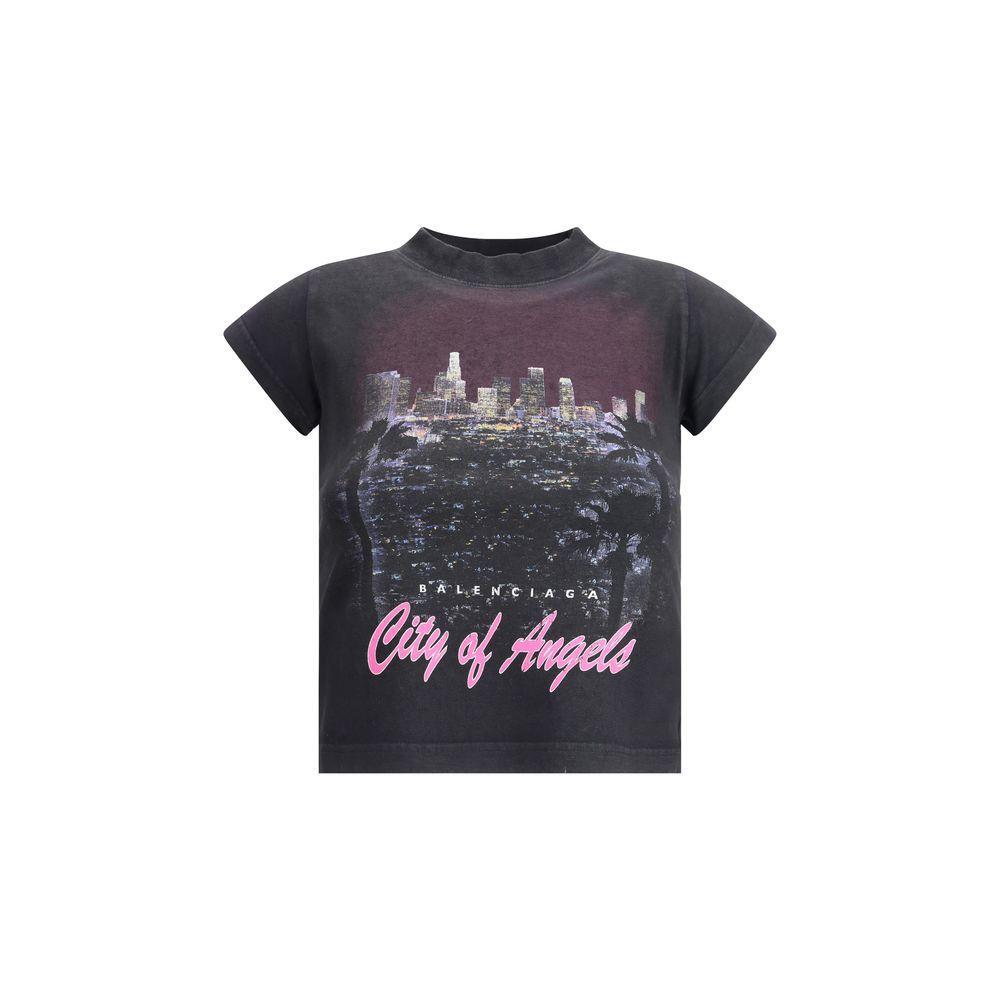 Balenciaga Shrunk City of Angels T-Shirt BA-807341TSVR51041-S