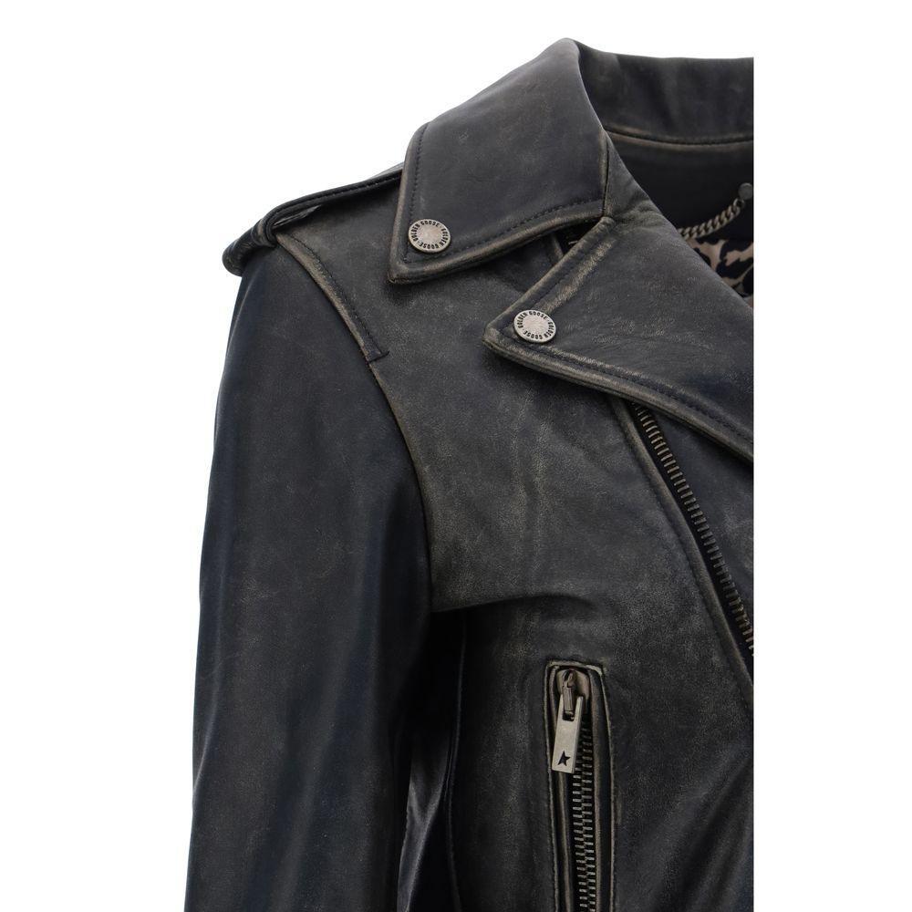 Golden Goose Leather Jacket GO-GWP00848P00064790100-IT40 | M