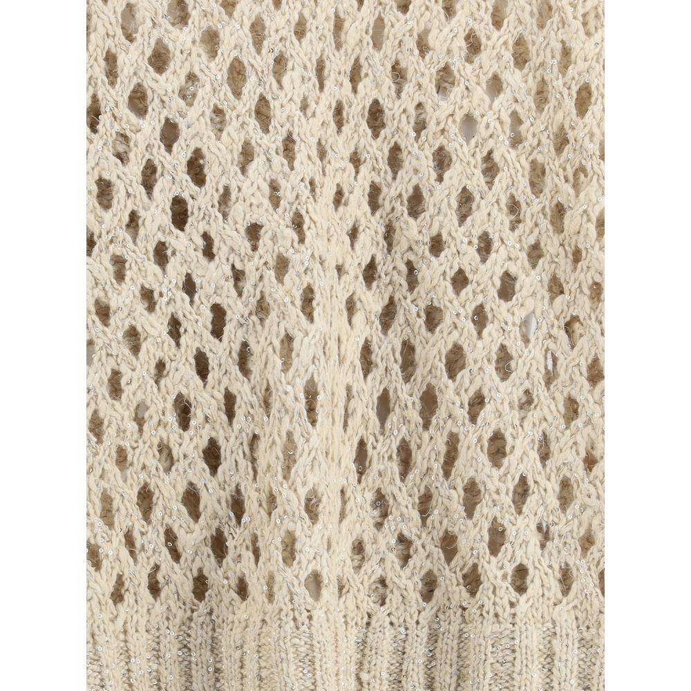 Brunello Cucinelli Mesh Sweater BR-MEA338202CBU80-L