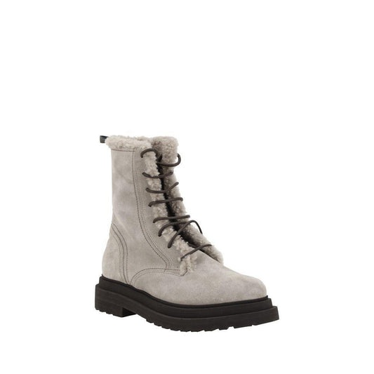 Brunello Cucinelli Laced Ankle Boots