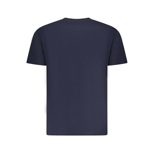 Tommy Hilfiger Blue Cotton Men T-Shirt TO-39457-S