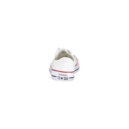 Converse Bianco Fabric Womens Sneakers