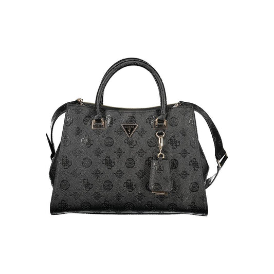 Guess Jeans Nero Poliuretano Woman Handbag 1728,67403481248,Bags,Black,Guess Jeans,Handbags - Bags,New with tags,Women