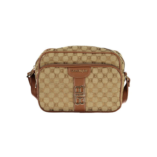 Laura Biagiotti Beige Polyester Women Handbag 1728,67403481248,Bags,Beige,Handbags - Bags,Laura Biagiotti,New with tags,Women