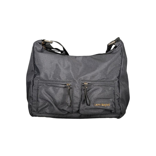 Laura Biagiotti Black Polyester Women Handbag 1728,67403481248,Bags,Black,Handbags - Bags,Laura Biagiotti,New with tags,Women