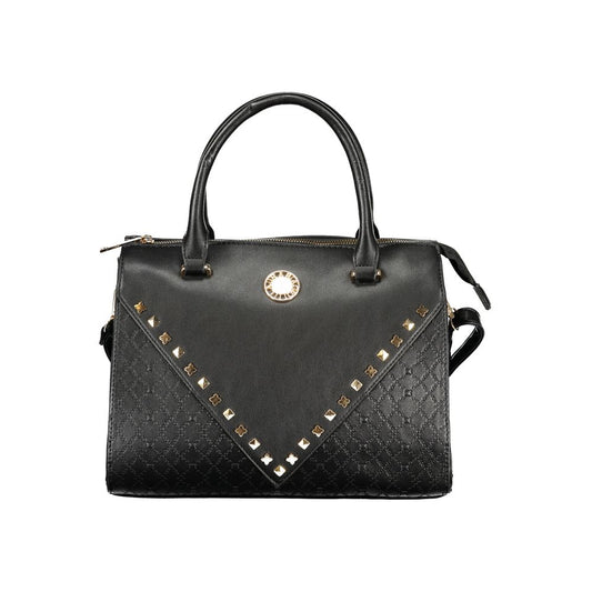 Laura Biagiotti Black PVC Women Handbag 1728,67403481248,Bags,Black,Handbags - Bags,Laura Biagiotti,New with tags,Women