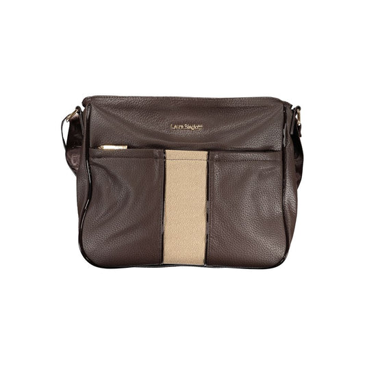 Laura Biagiotti Marrone PVC Women Handbag 1728,67403481248,Bags,Brown,Handbags - Bags,Laura Biagiotti,New with tags,Women