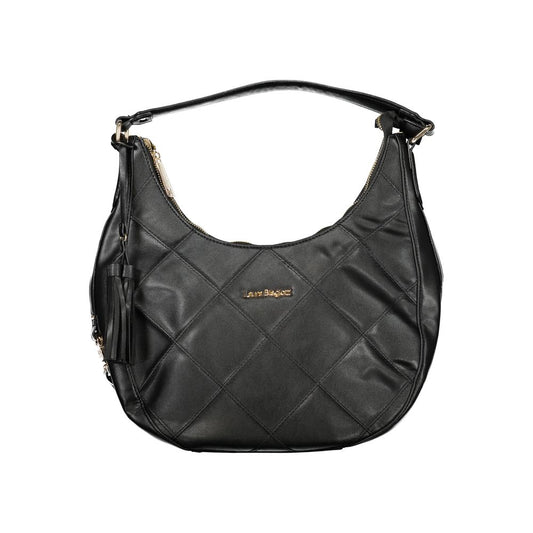 Laura Biagiotti Black PVC Women Handbag 1728,67403481248,Bags,Black,Handbags - Bags,Laura Biagiotti,New with tags,Women
