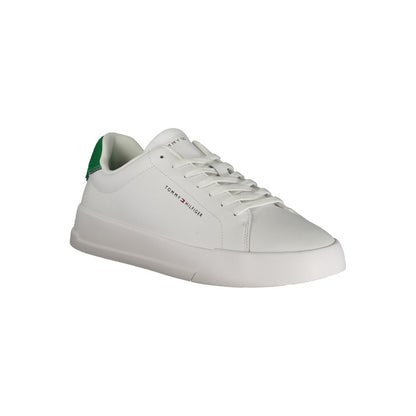 Tommy Hilfiger White Polyurethane Men Sneaker 1728,67403481248,Athletic - Sneakers - Shoes,EU40/US7,EU41/US8,EU42/US9,EU43/US10,EU44/US11,EU45/US12,EU46,Men,New with tags,Shoes,Sneakers - Shoes,Tommy Hilfiger,White