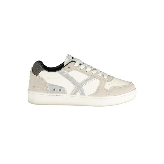 Gas White Polyurethane Women Sneaker