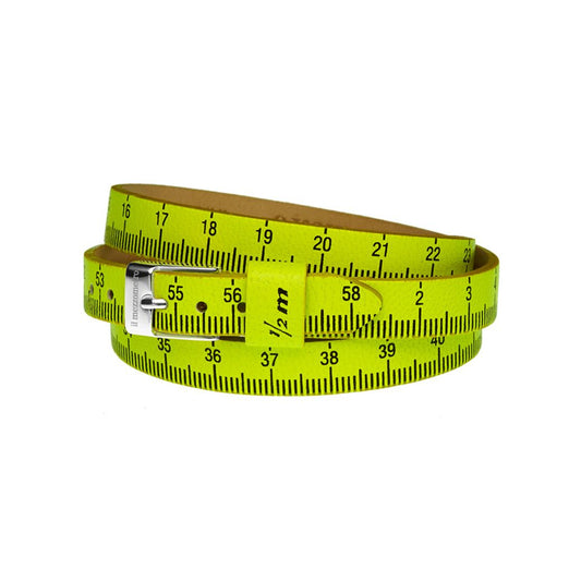 Il MEZZOMETRO Mod. FLUO - Bracciale in pelle/leather bracelet-0