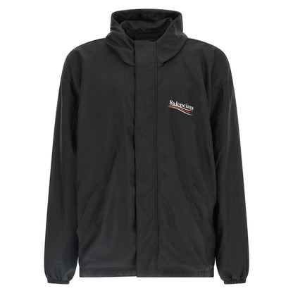 Balenciaga Black Polyester Shell Jacket