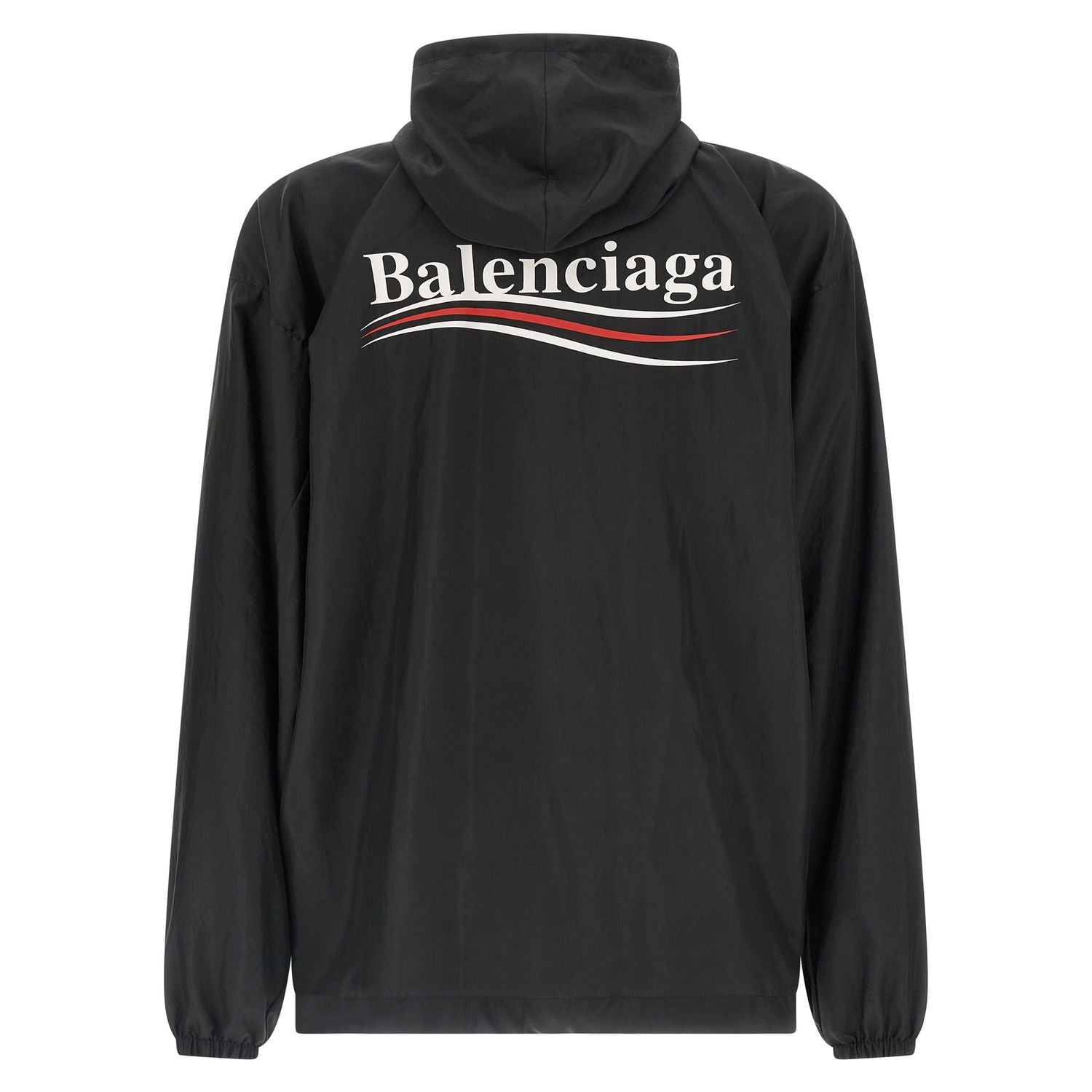 Balenciaga Black Polyester Shell Jacket