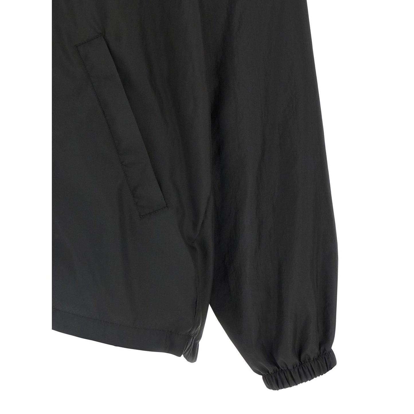 Balenciaga Black Polyester Shell Jacket