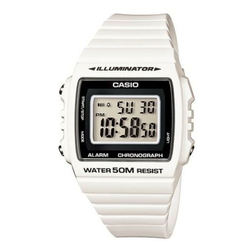 CASIO TIMELESS COLLECTION Mod. SPORT ILLUMINATOR WR 50M. ALARM. CHRONOGRAPH - WHITE
