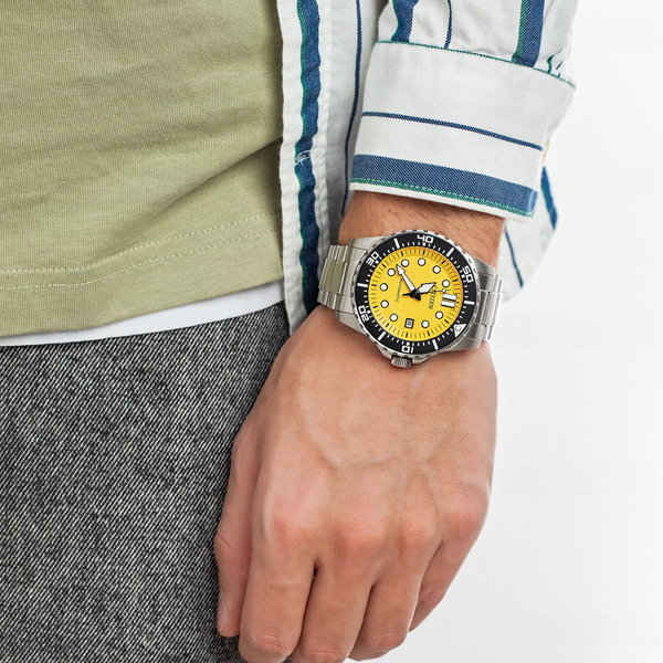 CITIZEN Mod. CLASSIC Automatic - YELLOW Gent,READY STOCKED WATCHES,Wristwatch
