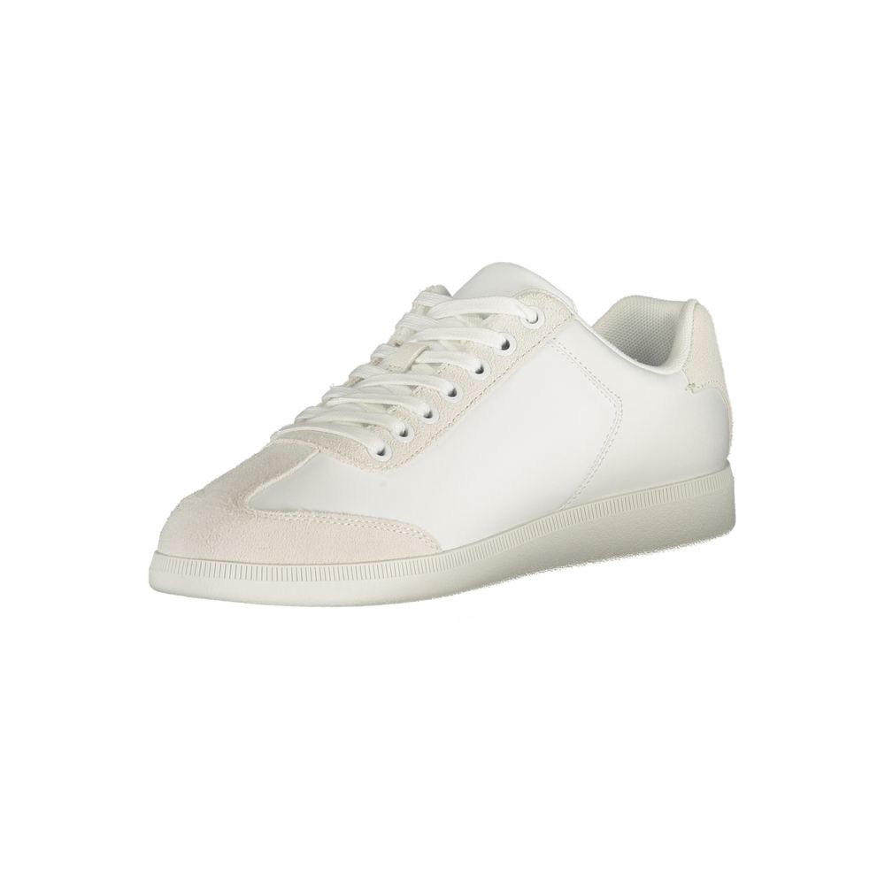 Calvin Klein White Polyester Men's Sneaker 1728,67403481248,Athletic - Sneakers - Shoes,Calvin Klein,EU40/US7,EU41/US8,EU42/US9,EU43/US10,EU44/US11,Men,New with tags,Shoes,Sneakers - Shoes,White