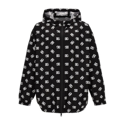 Dolce & Gabbana Bicolor Polyester Shell Jacket