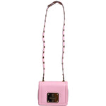 Dolce & Gabbana Baby Pink LOLA Leather Studded Crossbody Strap Bag BAG4086