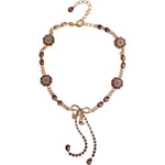 Dolce & Gabbana Gold Tone Brass Crystal Embellished Belt Dolce & Gabbana Gray