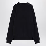Balmain Blue wool sweater with logo FH1KD000KI84/R_BALMA-SAJ_323