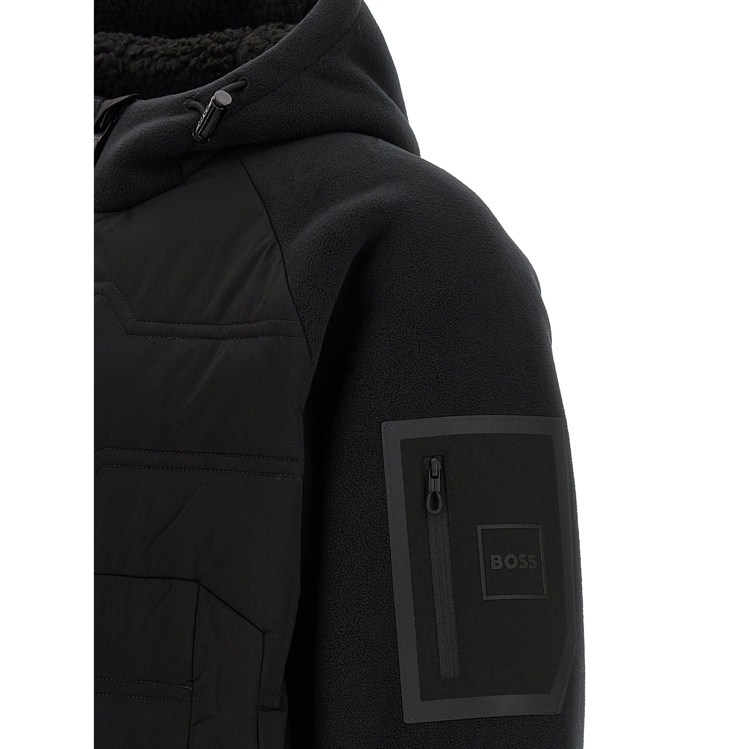 Hugo Boss Black Polyester Shell Jacket
