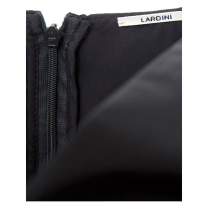 Lardini Black Polyester Cocktail Dress