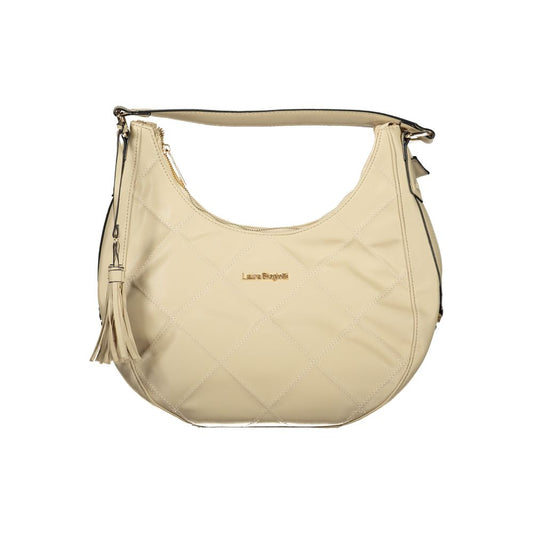 Laura Biagiotti Beige PVC Women's Handbag 1728,67403481248,Bags,Beige,Handbags - Bags,Laura Biagiotti,New with tags,Women