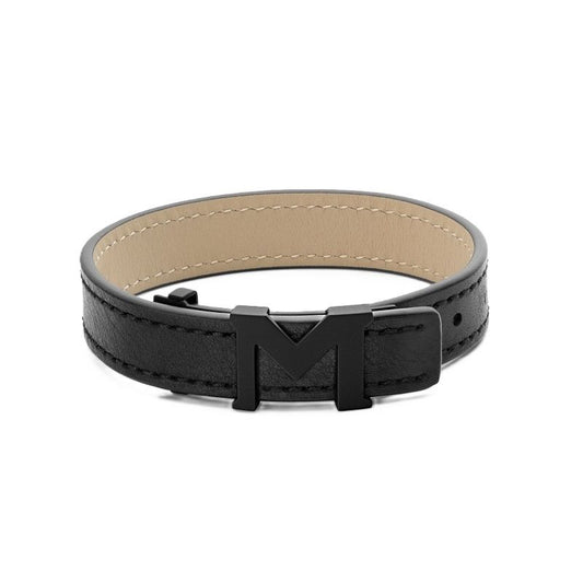 MONTBLANC LEATHER Mod. M LOGOBracelet,LEATHER GOODS,Men,Other Accessories - Accessories,Unisex,Women