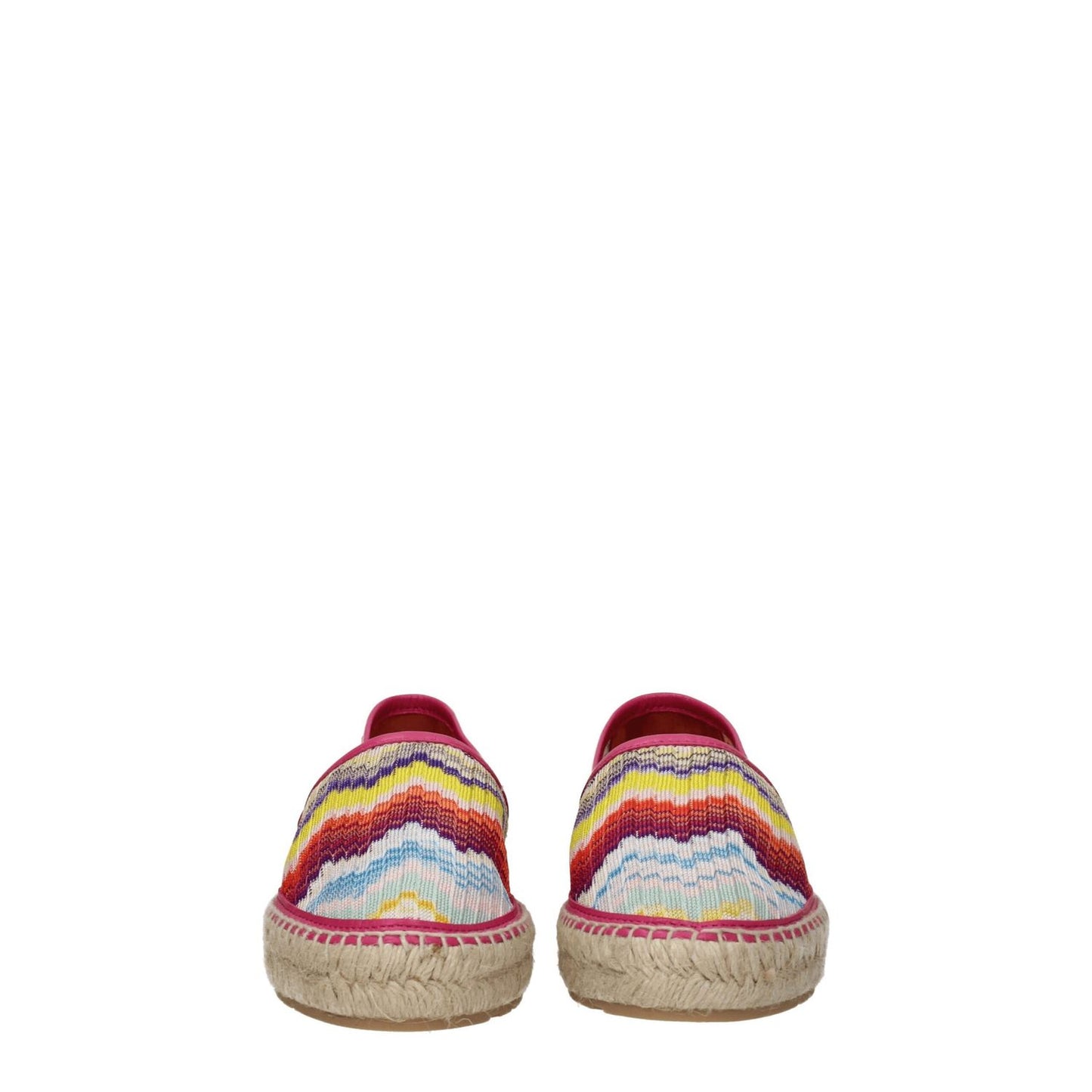Missoni Multicolor Fabric Espadrilles 1728,75667636384,Espadrilles - Flats - Shoes,EU41/US11,Flats - Shoes,Missoni,Multicolor,New with tags,Shoes,Women