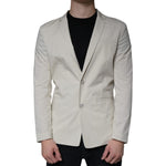 Paolo Pecora Milano Beige Single Breasted Dress Formal Coat Blazer Paolo Pecora Milano Dark Gray