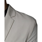 Paolo Pecora Milano Beige Single Breasted Dress Formal Coat Blazer Paolo Pecora Milano Dark Gray