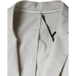 Paolo Pecora Milano Beige Single Breasted Dress Formal Coat Blazer Paolo Pecora Milano Gray