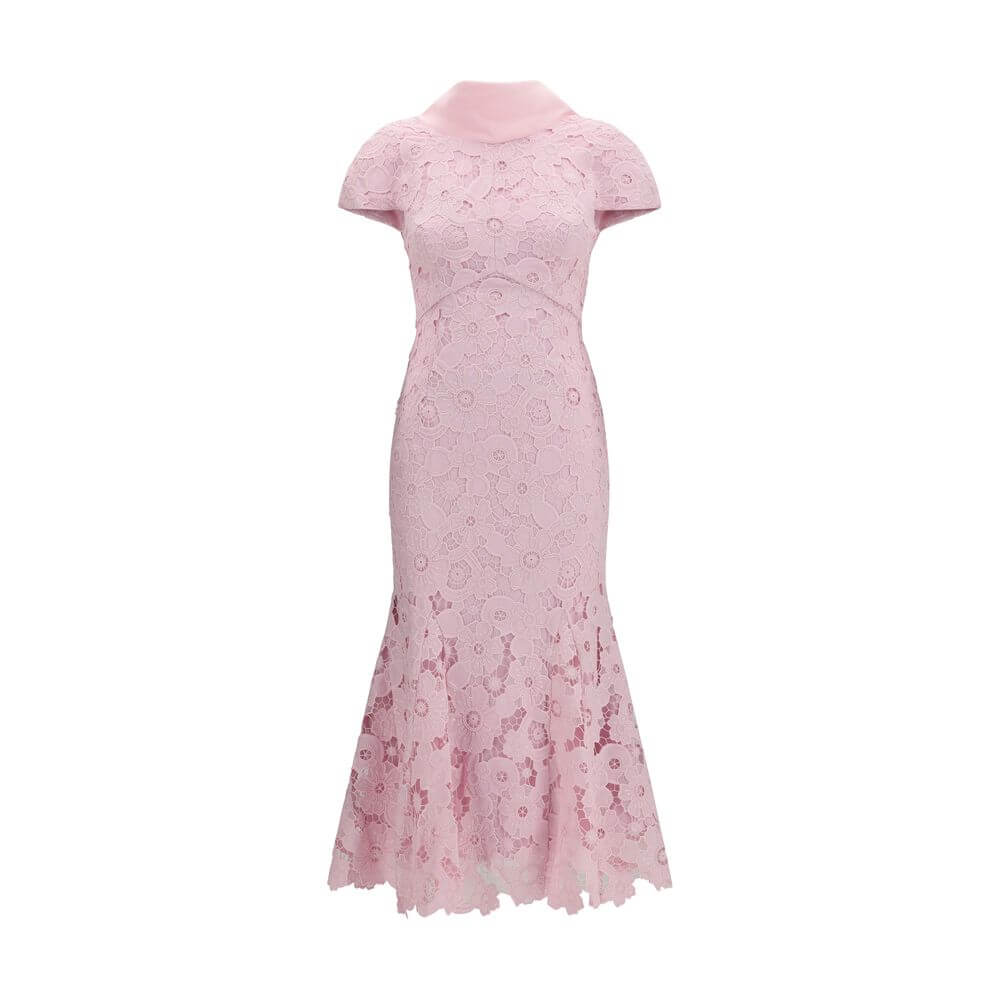 Self-Portrait Multicolor Polyester Cocktail Dress