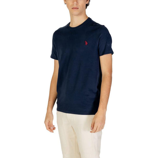 U.S. POLO ASSN. Blue Cotton T-Shirt US-15717800010-IT48 | L