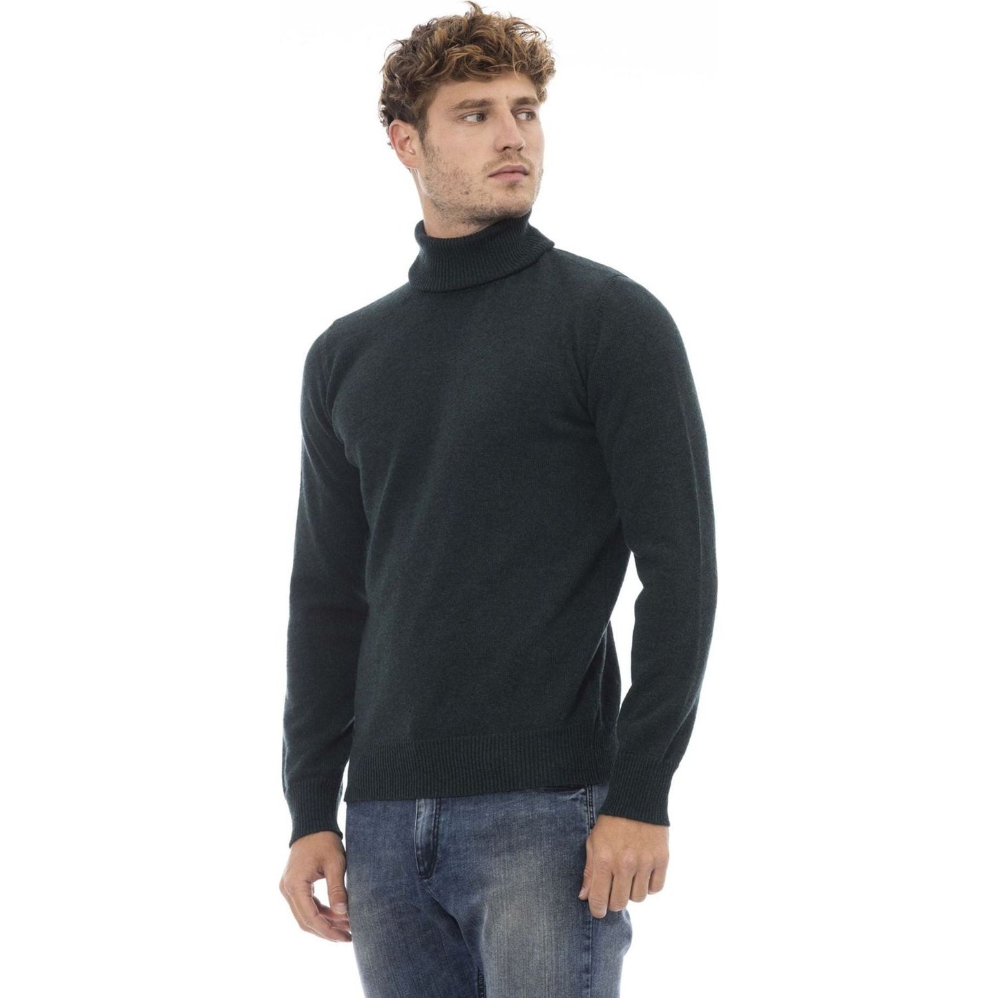 Alpha Studio Sweaters AU7813GE_9001VERDEBOTTIGLIA:401525